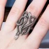 Gothic Jewellery Venomous Pair Ring