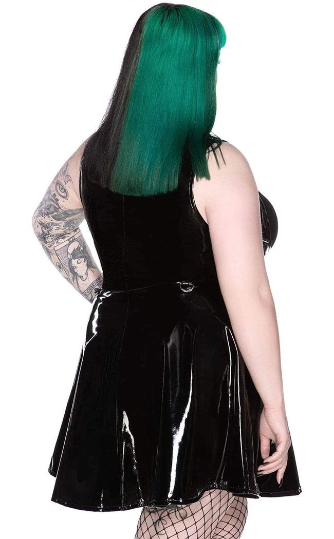 Killstar Vexellent Gloss Harness Dress Clothing 5 Killstar Vexellent Gloss Harness Dress Clothing