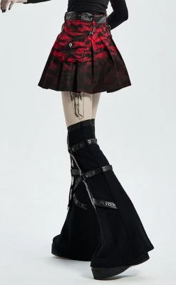 Punk Rave Vicious Pleated Skirt Clothing