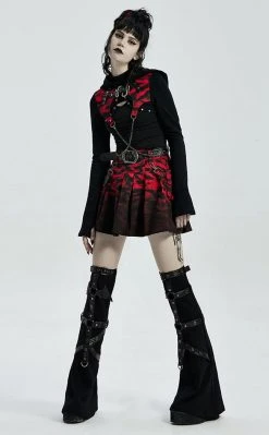 Punk Rave Vicious Pleated Skirt Clothing