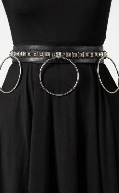 Killstar Vicious Studded Belt | Silver