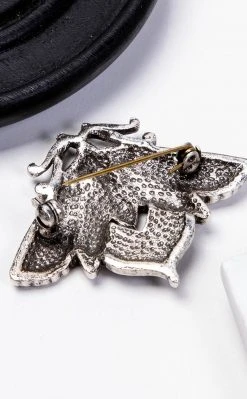 Gothic Jewellery Victoriana Moth Brooch