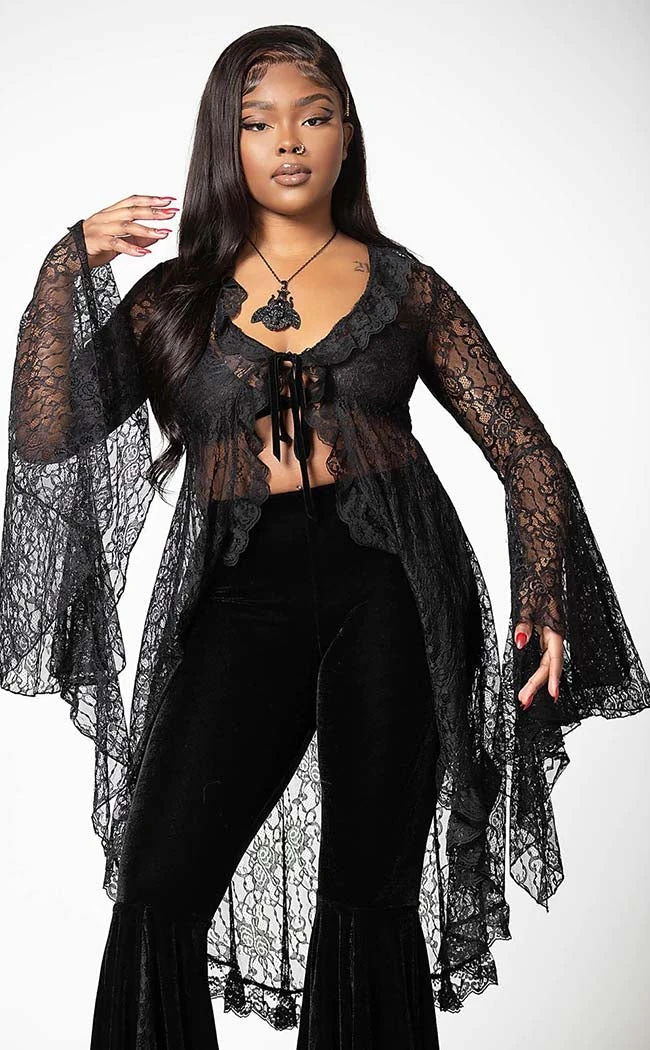 Killstar Vilania Lace Duster 4 Killstar Vilania Lace Duster