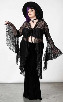 Killstar Vilania Lace Duster 10 Killstar Vilania Lace Duster