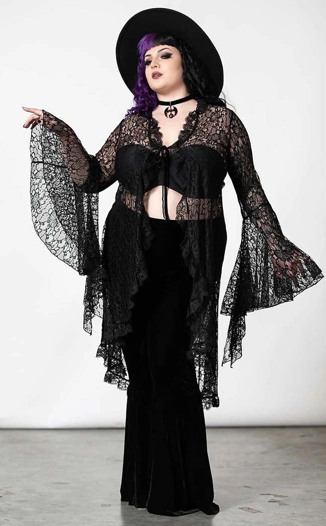 Killstar Vilania Lace Duster 5 Killstar Vilania Lace Duster