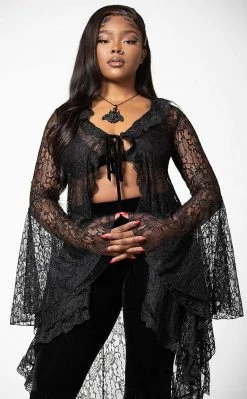 Killstar Vilania Lace Duster 12 Killstar Vilania Lace Duster