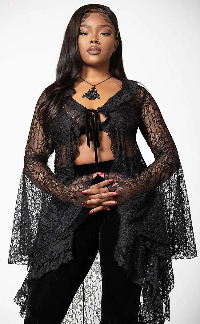 Killstar Vilania Lace Duster 7 Killstar Vilania Lace Duster