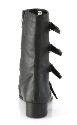 Demonia WARLOCK-110-B Black Vegan Winklepicker Bat Boots Shoes 10 Demonia WARLOCK-110-B Black Vegan Winklepicker Bat Boots Shoes