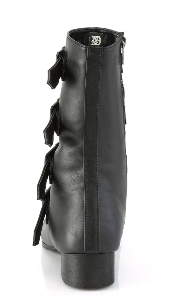 Demonia WARLOCK-110-C Black Vegan Winklepicker Coffin Boots 6 Demonia WARLOCK-110-C Black Vegan Winklepicker Coffin Boots