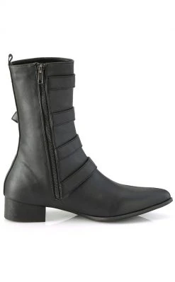 Demonia WARLOCK-110-C Black Vegan Winklepicker Coffin Boots 11 Demonia WARLOCK-110-C Black Vegan Winklepicker Coffin Boots