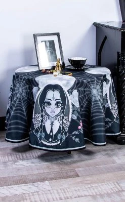 Rose Demon Wednesday Tablecloth | Round