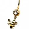 TB Jewellery What A Buzz | Bee Charm Navel Ring