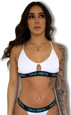 True North Collective White Loungewear Bra