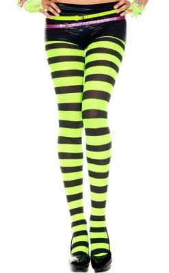 Music Legs Wide Stripe Pantyhose | Choose Colour