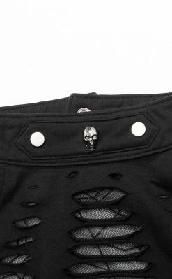 Punk Rave Widow's Web Halter Top | Black 13 Punk Rave Widow's Web Halter Top | Black