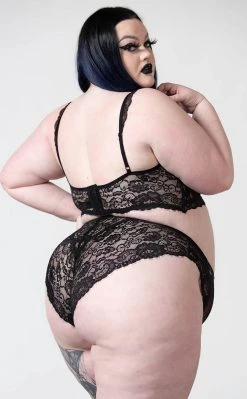 Killstar Wild Rose Mesh Bra Clothing