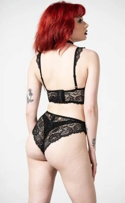 Killstar Wild Rose Mesh Bra Clothing
