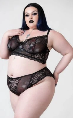 Killstar Wild Rose Mesh Panty