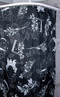 The Haunted Mansion Wild Witch Shower Curtain