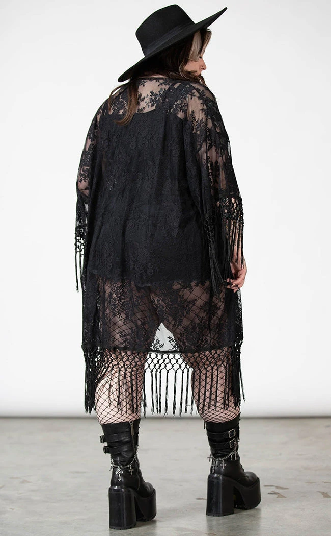 Killstar Witch Hazel Lace Kimono 9 Killstar Witch Hazel Lace Kimono