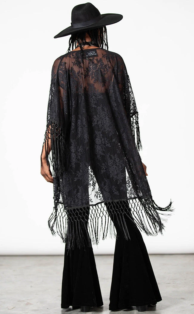 Killstar Witch Hazel Lace Kimono 10 Killstar Witch Hazel Lace Kimono