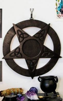 Homewares Wooden Pentagram Wall Art Home & Gifts