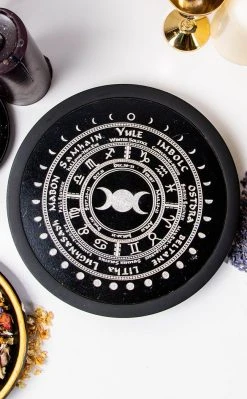 Tragic Beautiful Wooden Plaque | Wheel Of The Year