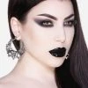 Killstar Worship The Night Hoop Earrings | Silver Accessories 2 Killstar Worship The Night Hoop Earrings | Silver Accessories