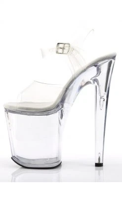 Pleaser Pole Shoes XTREME-808 Clear Heels