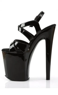 Pleaser Pole Shoes XTREME-872 Black Heels