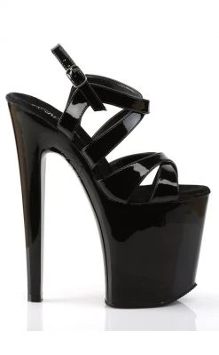 Pleaser Pole Shoes XTREME-872 Black Heels