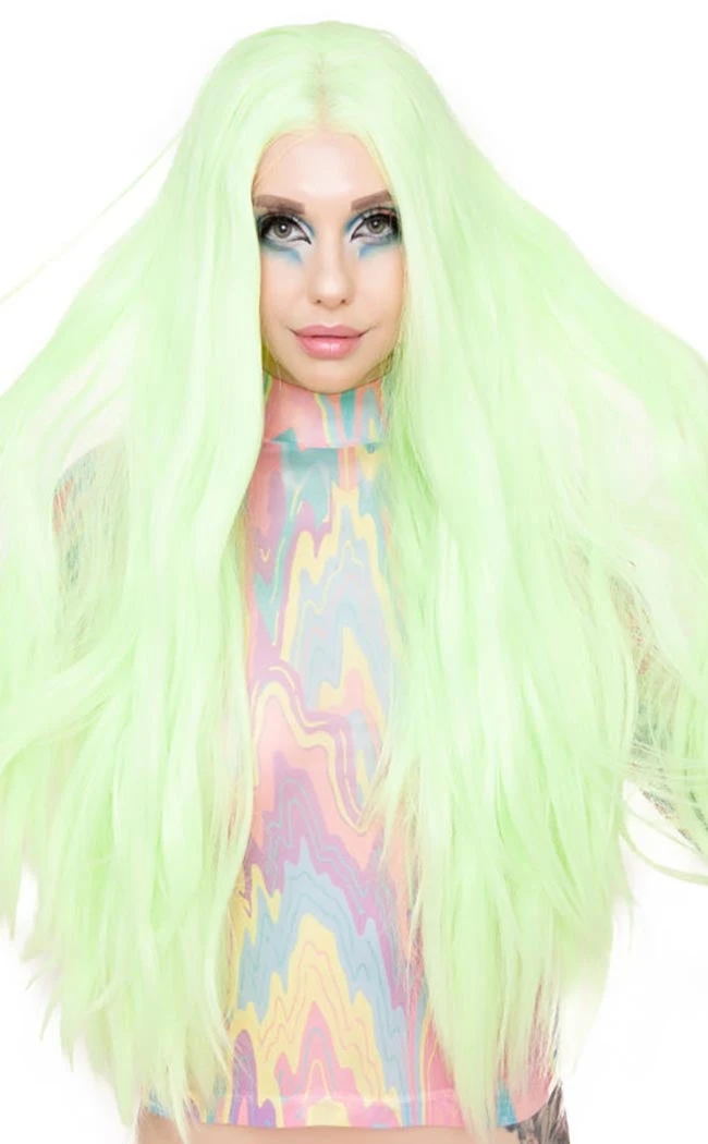 Rockstar Wigs Yaki 32 Inch Straight Absinthe Lace Front Wig Beauty 3 Rockstar Wigs Yaki 32 Inch Straight Absinthe Lace Front Wig Beauty