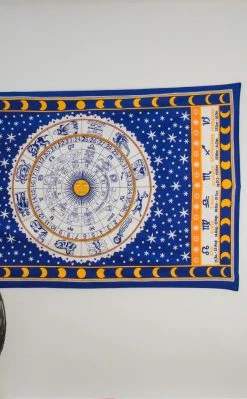 TB Home & Gifts Zodiac Tapestry Throw