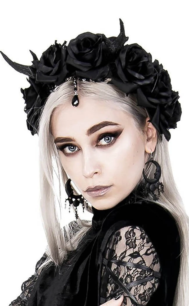 Tragic Beautiful Cosplay ???? Sales Shop 43 Tragic Beautiful Cosplay ???? Sales Shop -Tragic Beautiful Cosplay ???? Sales Shop Antlers Roses Beads Headband